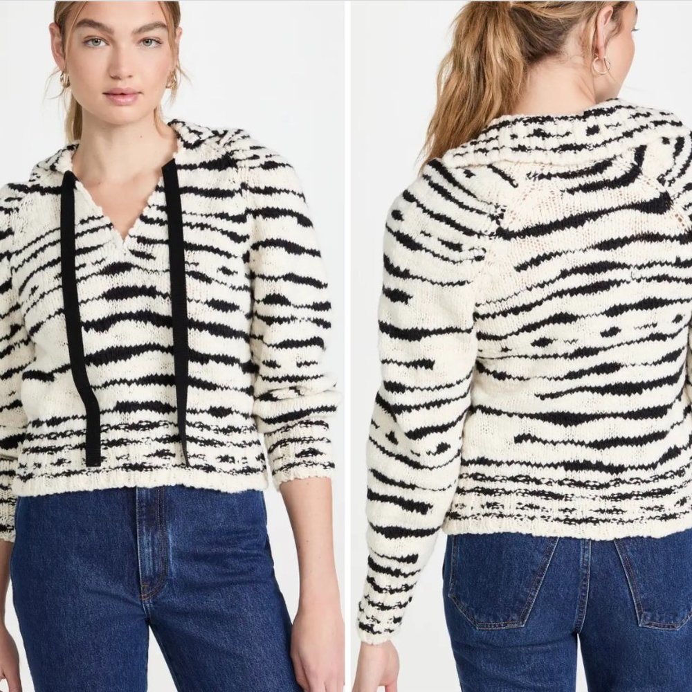 NWOT Ulla Johnson Nicola Striped Pullover, Size P